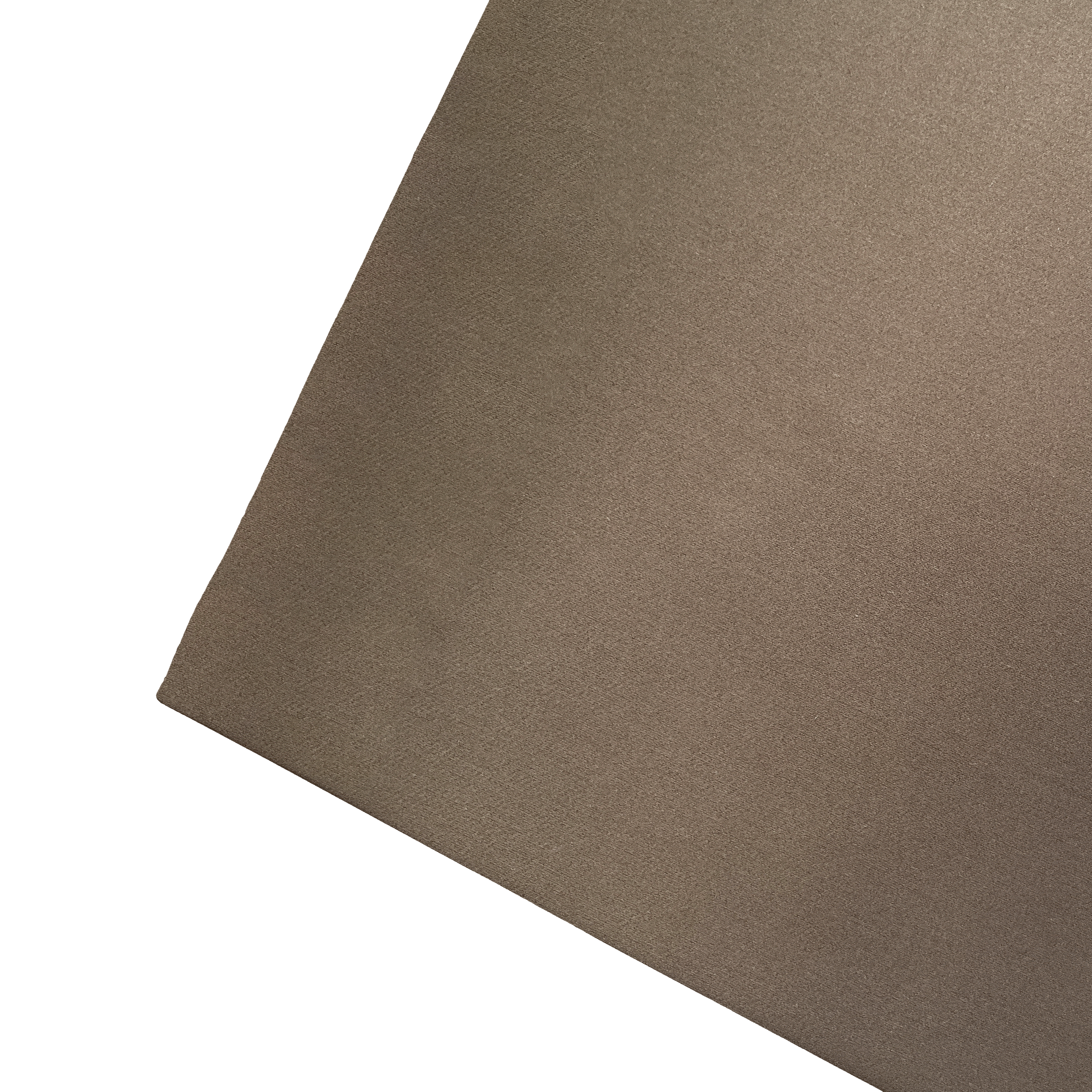Ziertuch aus Seide, 30 x 30 cm, Stoff: einfarbig dunkelbraun (0429)