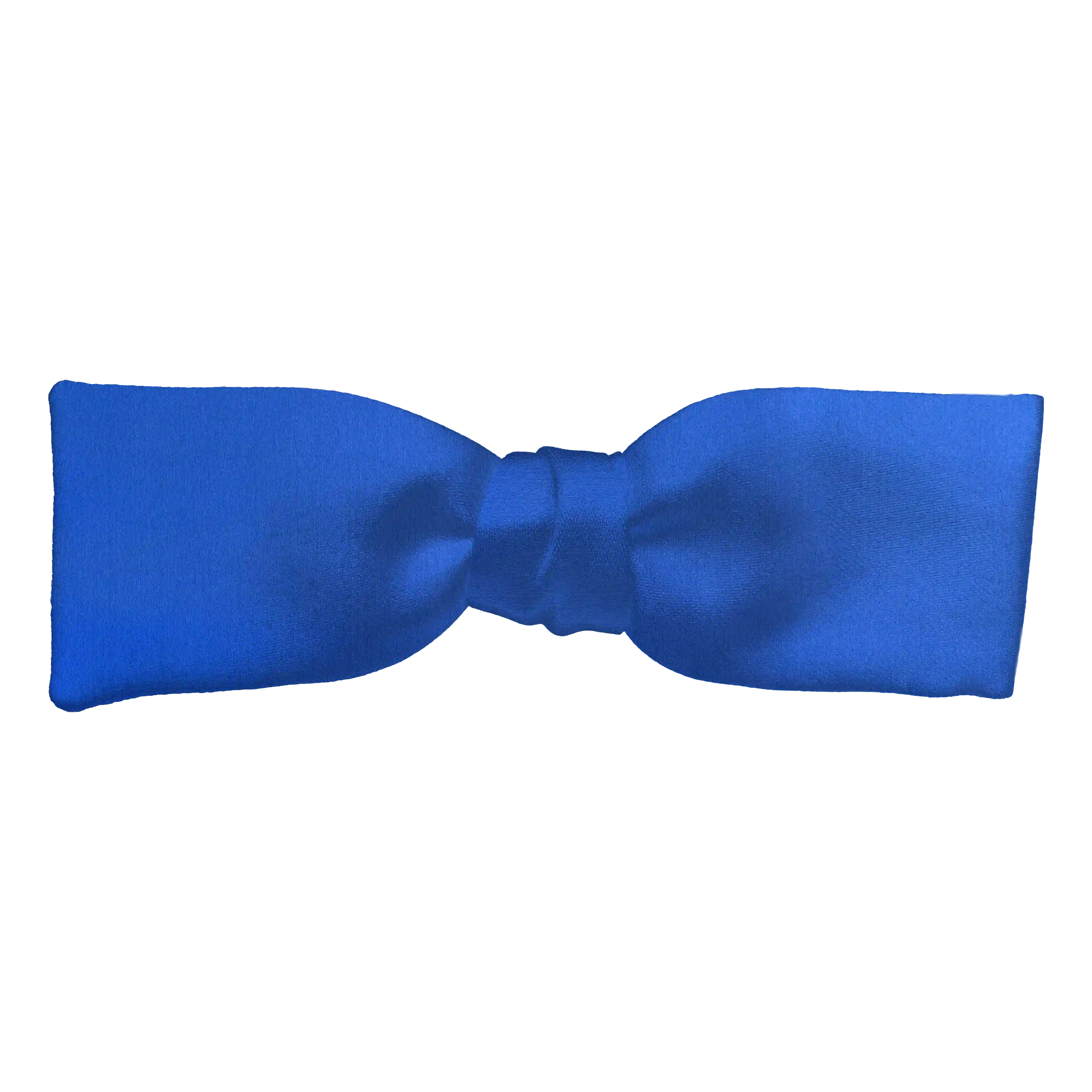 [BT-S-35-E-04-0435] Schleife aus Seide, Form: gerade, Höhe: 35 mm, Stoff: einfarbig königsblau (0435) (EASY: vorgebunden mit verstellbarer Größe)
