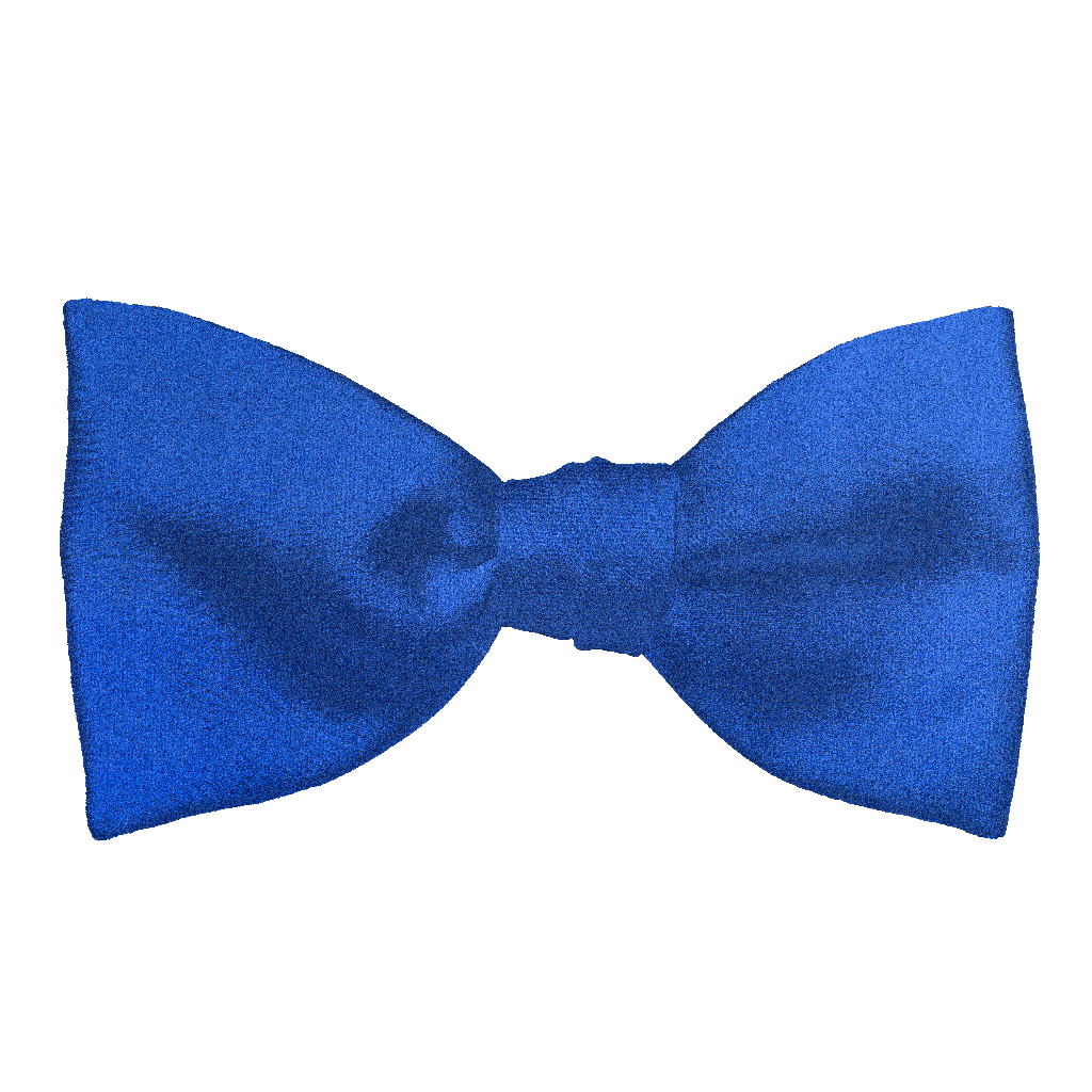 [BT-S-65-E-04-0435] Schleife aus Seide, Form: gerade, Höhe: 65, Stoff: einfarbig königsblau (0435) (EASY: vorgebunden mit verstellbarer Größe)