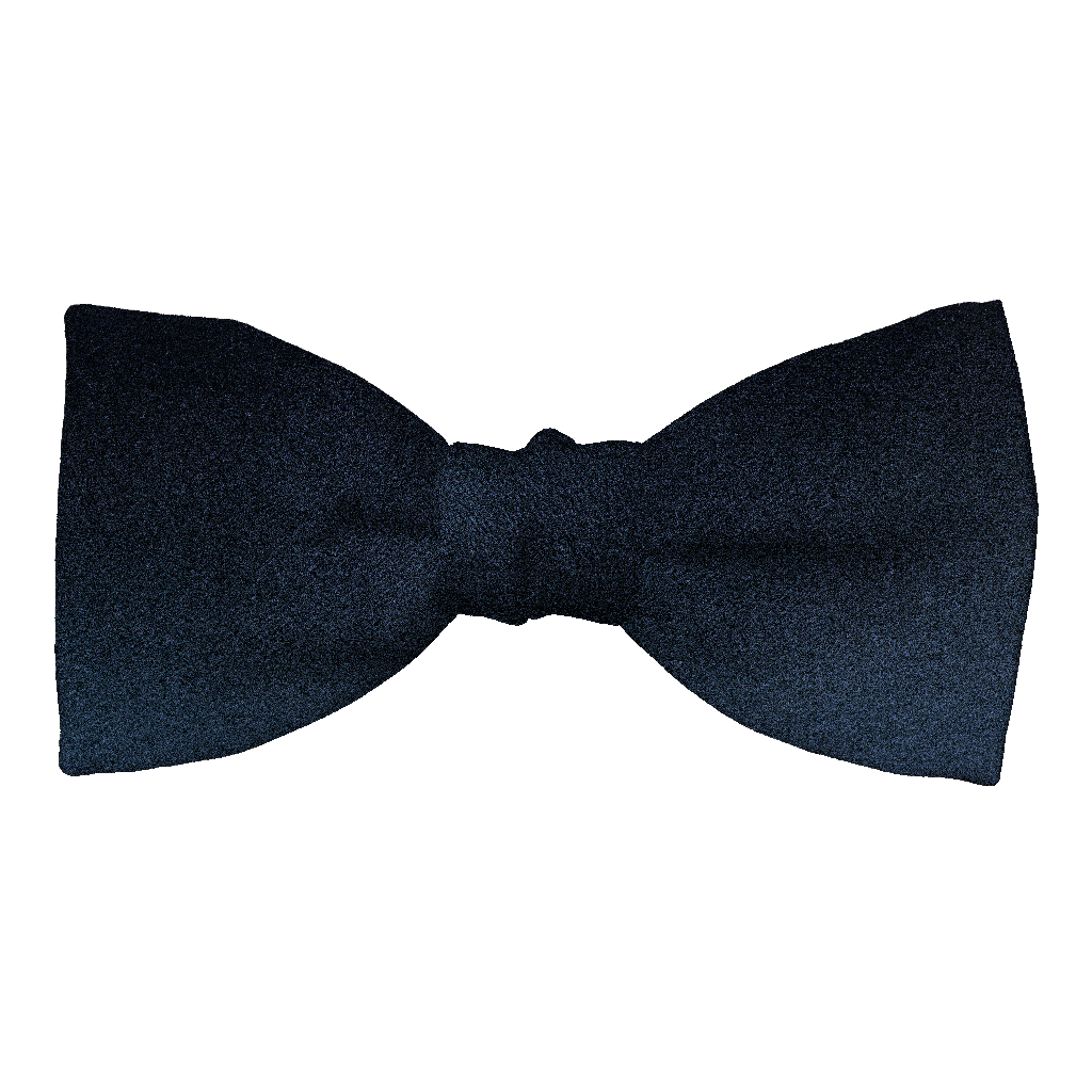[BT-S-50-E-04-0439] Schleife aus Seide, Form: gerade, Höhe: 50, Stoff: einfarbig dunkelblau (0439) (EASY: vorgebunden mit verstellbarer Größe)