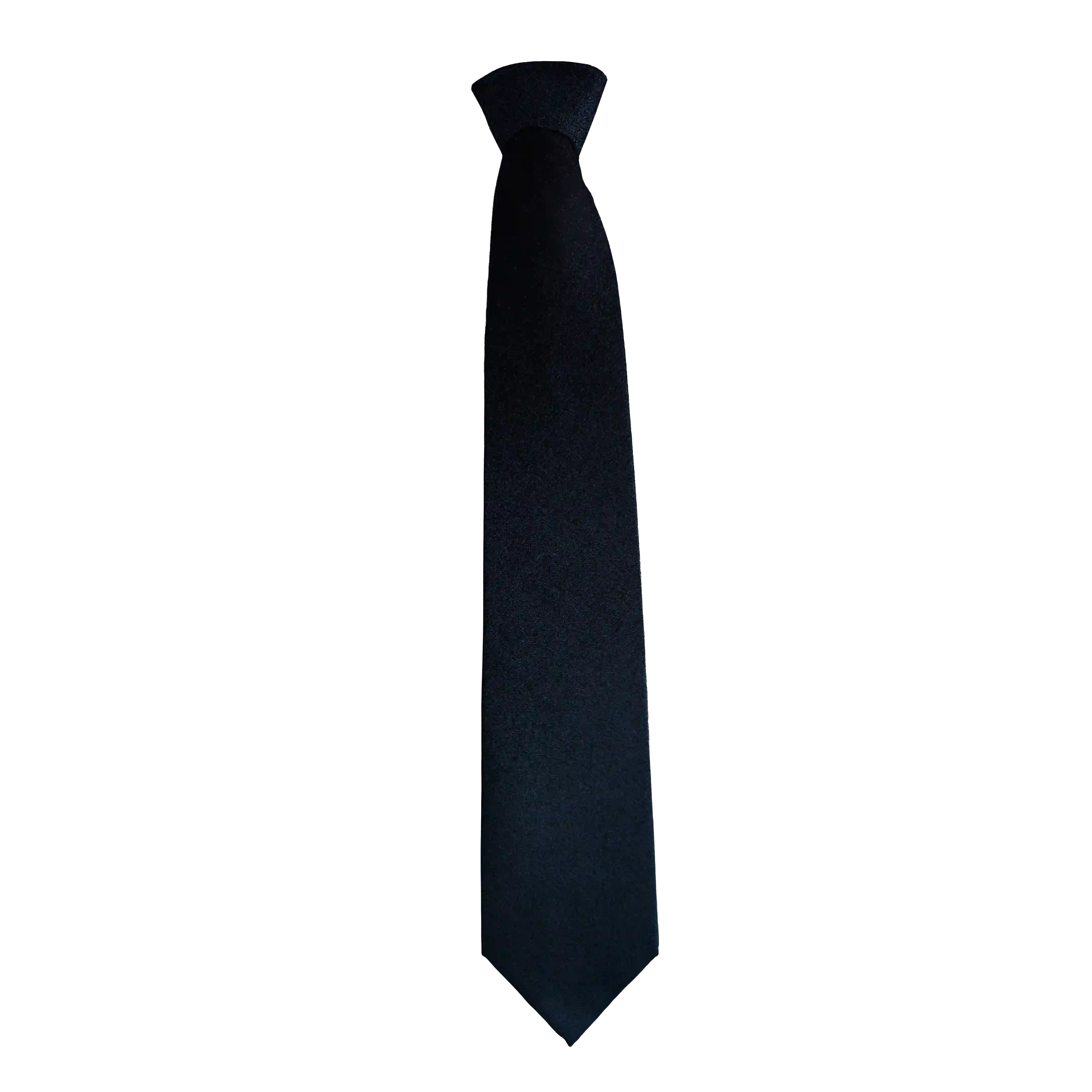 Krawatte aus Seide, Breite: 85 mm, Stoff: einfarbig dunkelblau (0439)