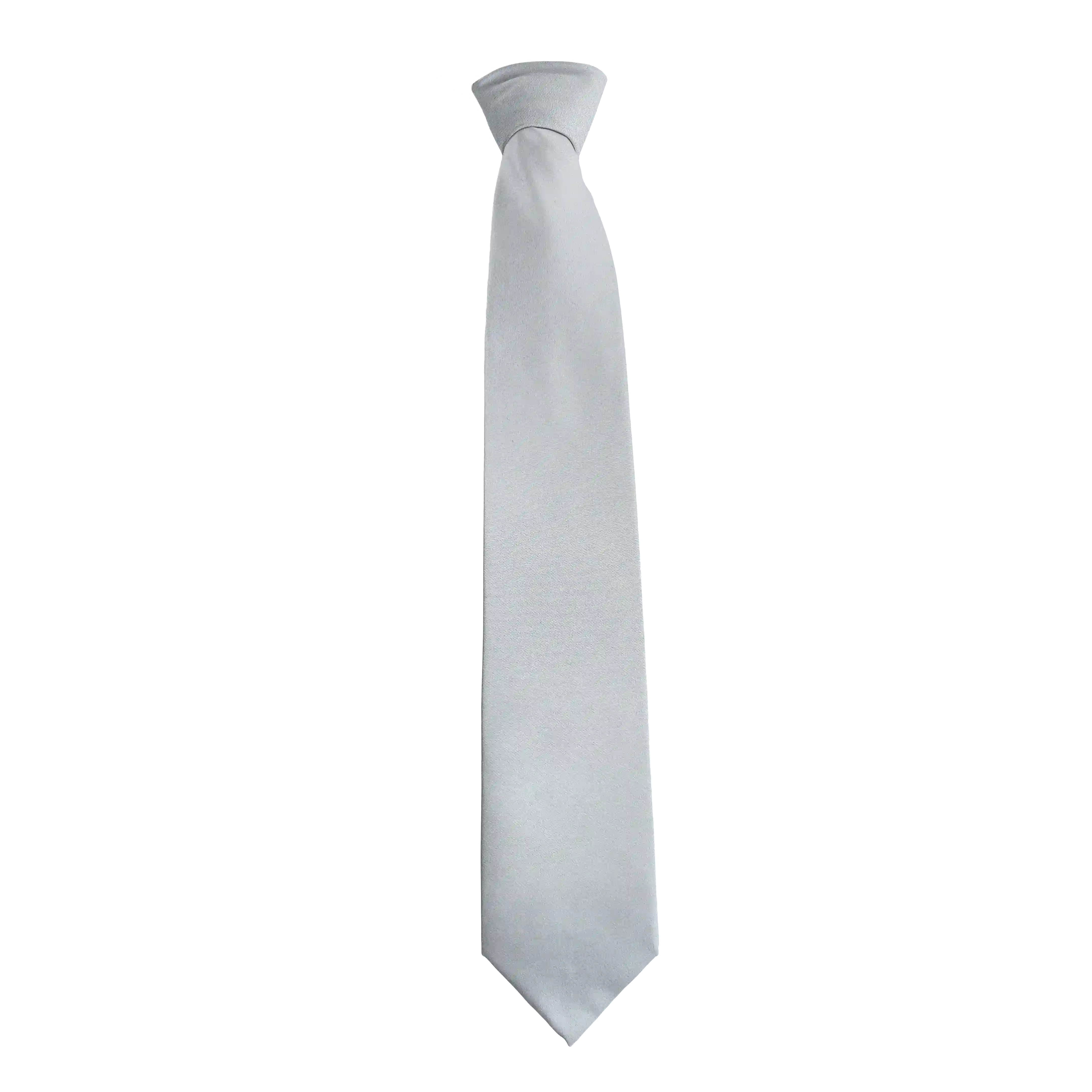 Krawatte aus Seide, Breite: 85 mm, Stoff: einfarbig silber (0453)