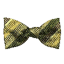 Schleife aus Seide, Form: gerade, Höhe: 65, Stoff: gestreift in Grünstufen (7996)