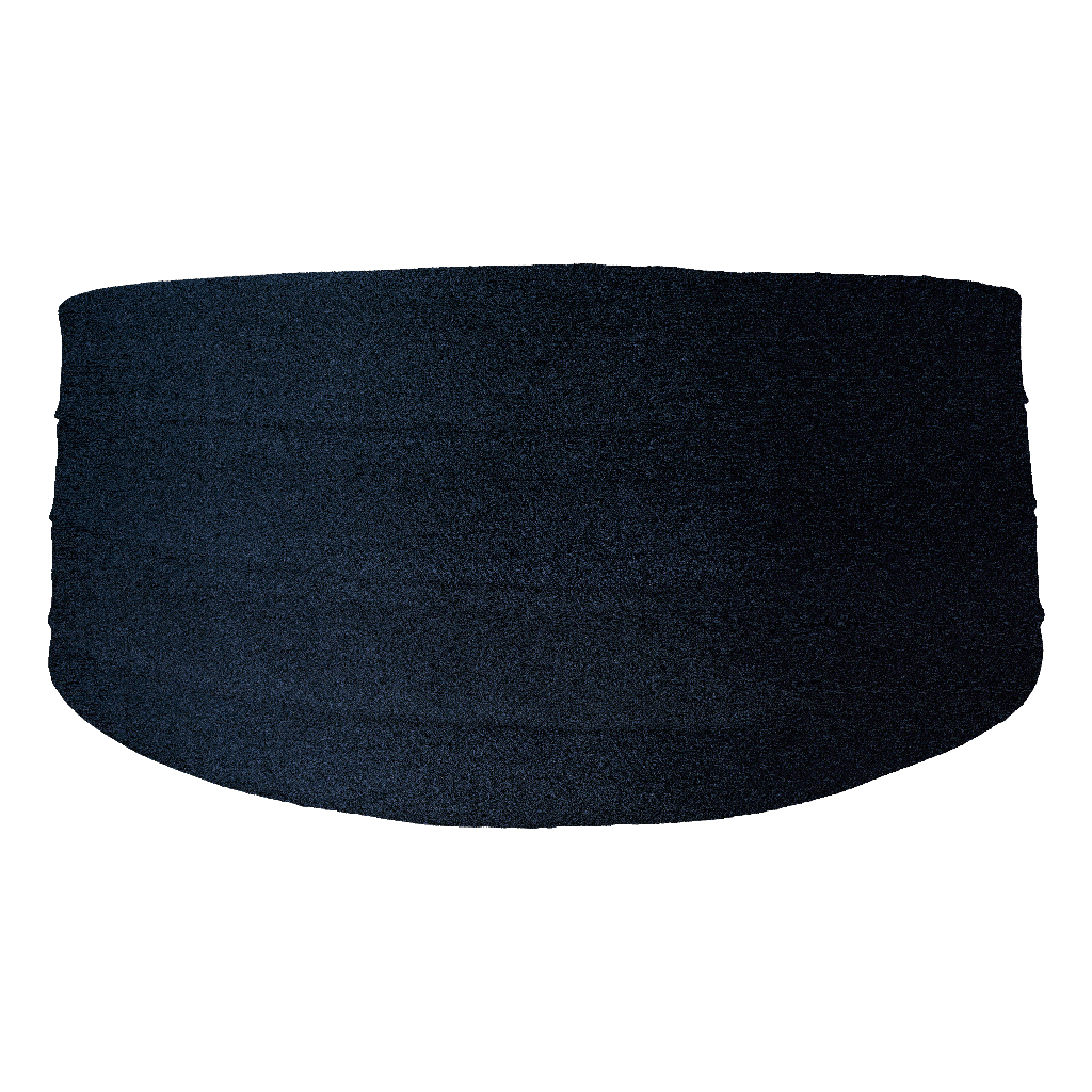 [CB-S-04-0439] Kummerbund aus Seide, Stoff: einfarbig dunkelblau (0439) (48)