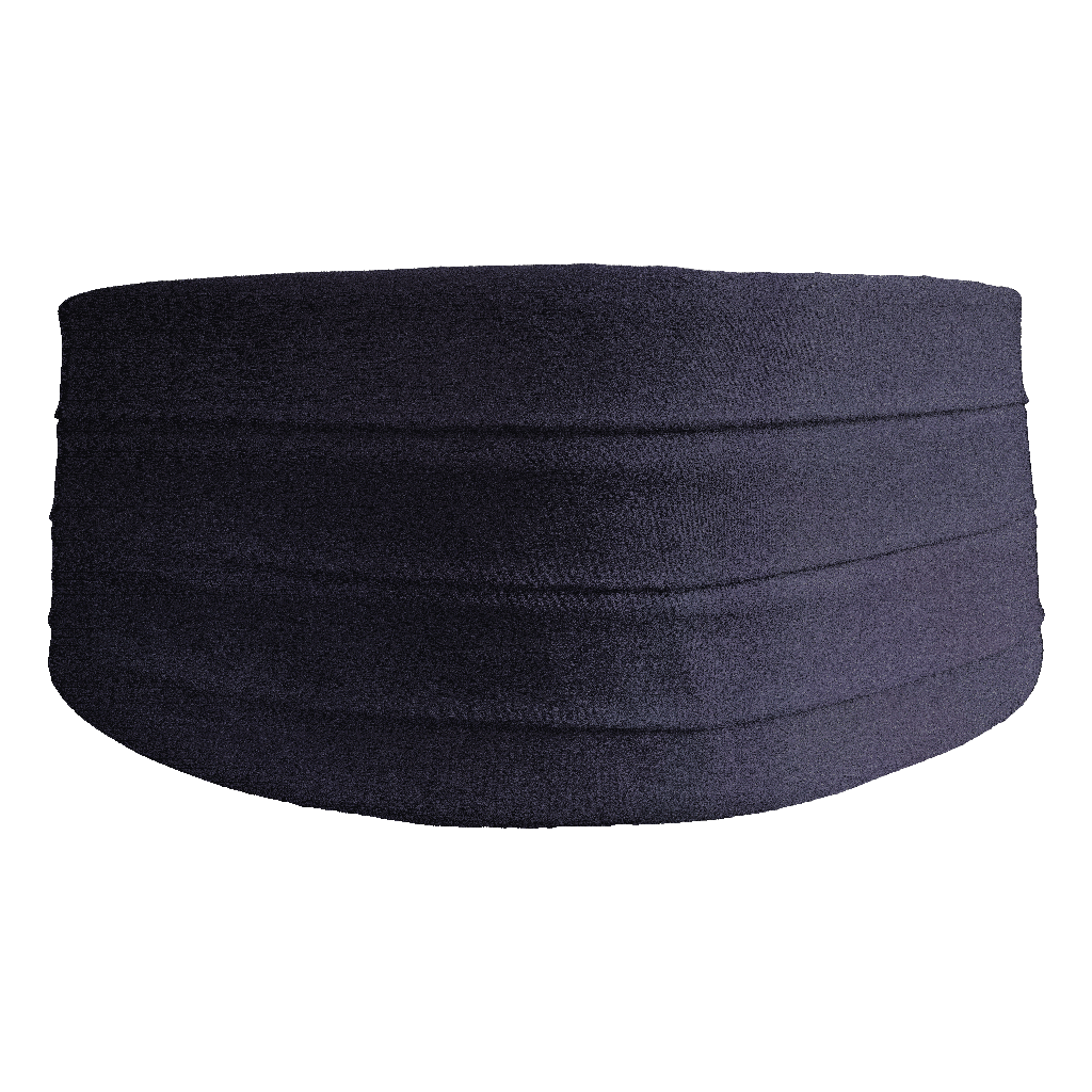 [CB-S-04-0478] Kummerbund aus Seide, Stoff: einfarbig pflaumenfarben (0478) (48)