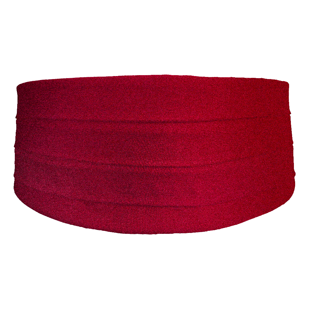 [CB-S-04-0447] Kummerbund aus Seide, Stoff: einfarbig rot (0447) (48)