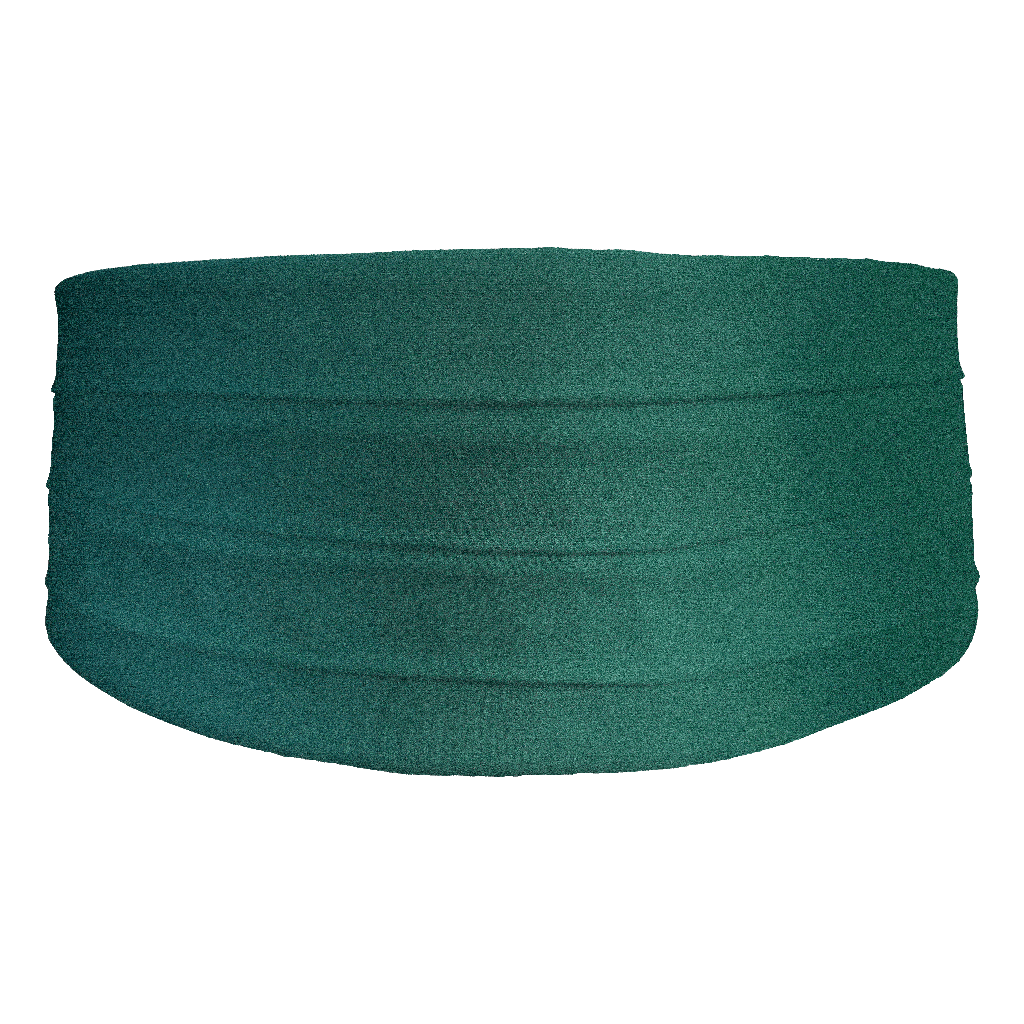 [CB-S-04-0469] Kummerbund aus Seide, Stoff: einfarbig tannengrün (0469) (48)