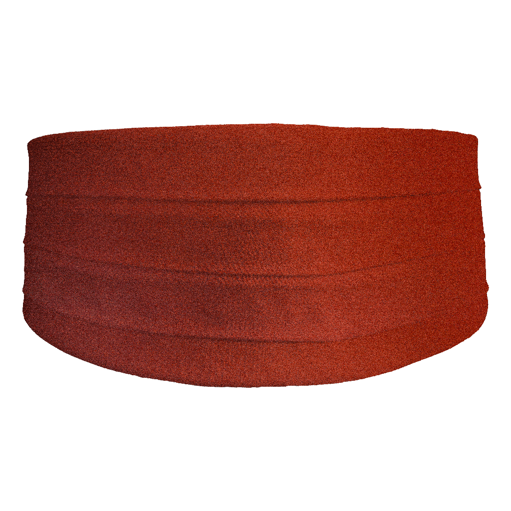 [CB-S-04-0427] Kummerbund aus Seide, Stoff: einfarbig terracotta (0427) (48)