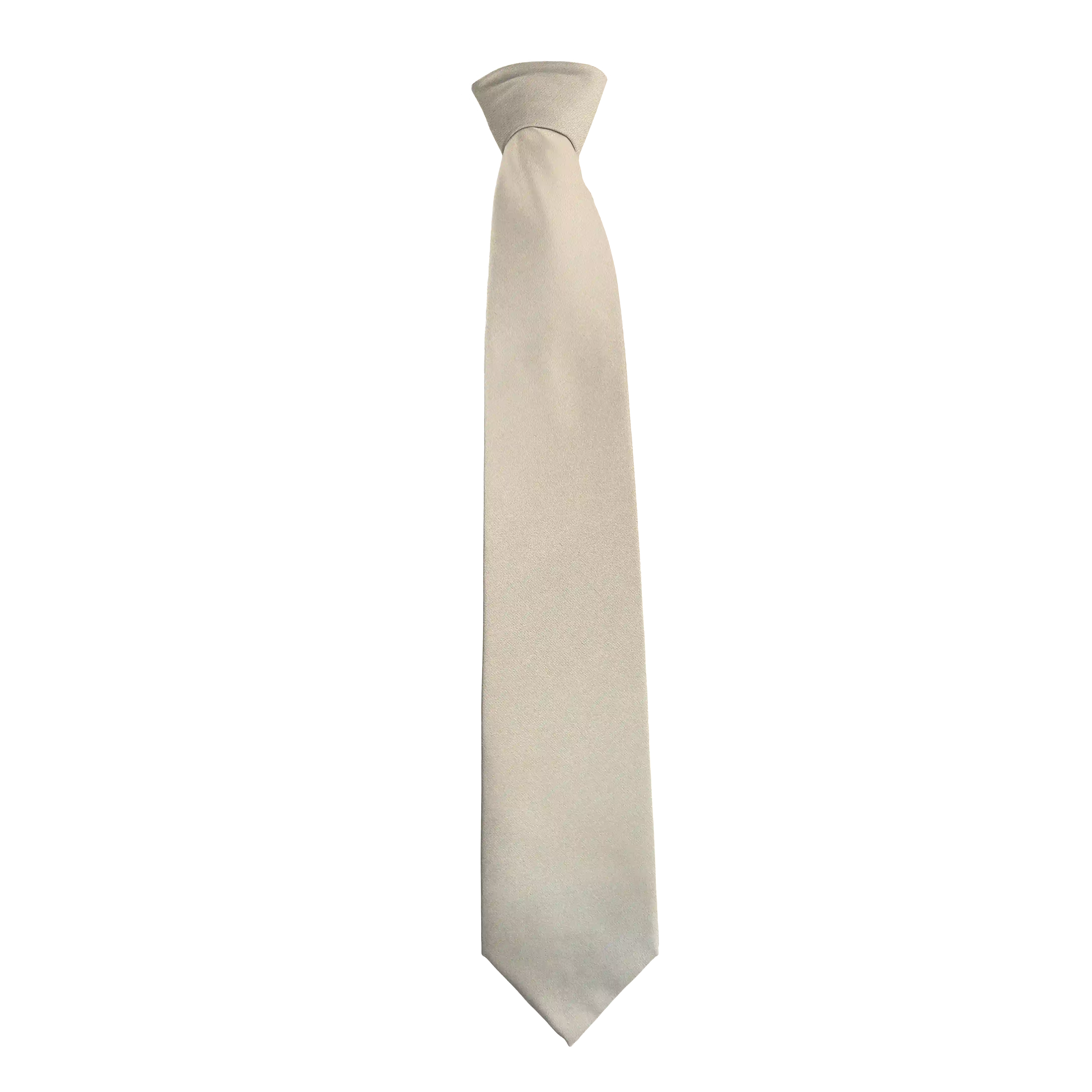 Krawatte aus Seide, Breite: 85 mm, Stoff: einfarbig crème (0415)