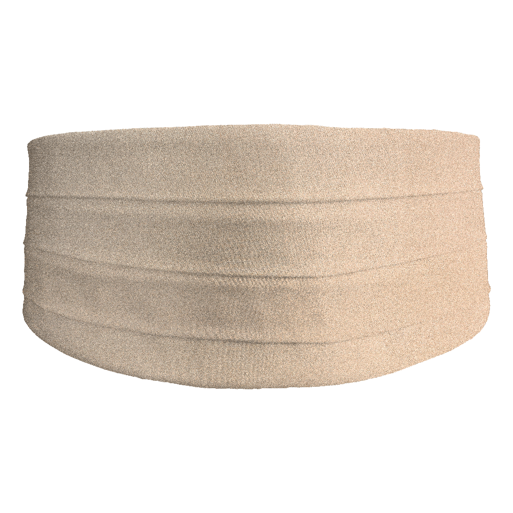 [CB-S-04-0420] Kummerbund aus Seide, Stoff: einfarbig pastelcrème (0420) (48)