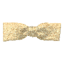 Schleife aus Seide, Form: gerade, Höhe: 35, Stoff: einfarbig beige (0421)