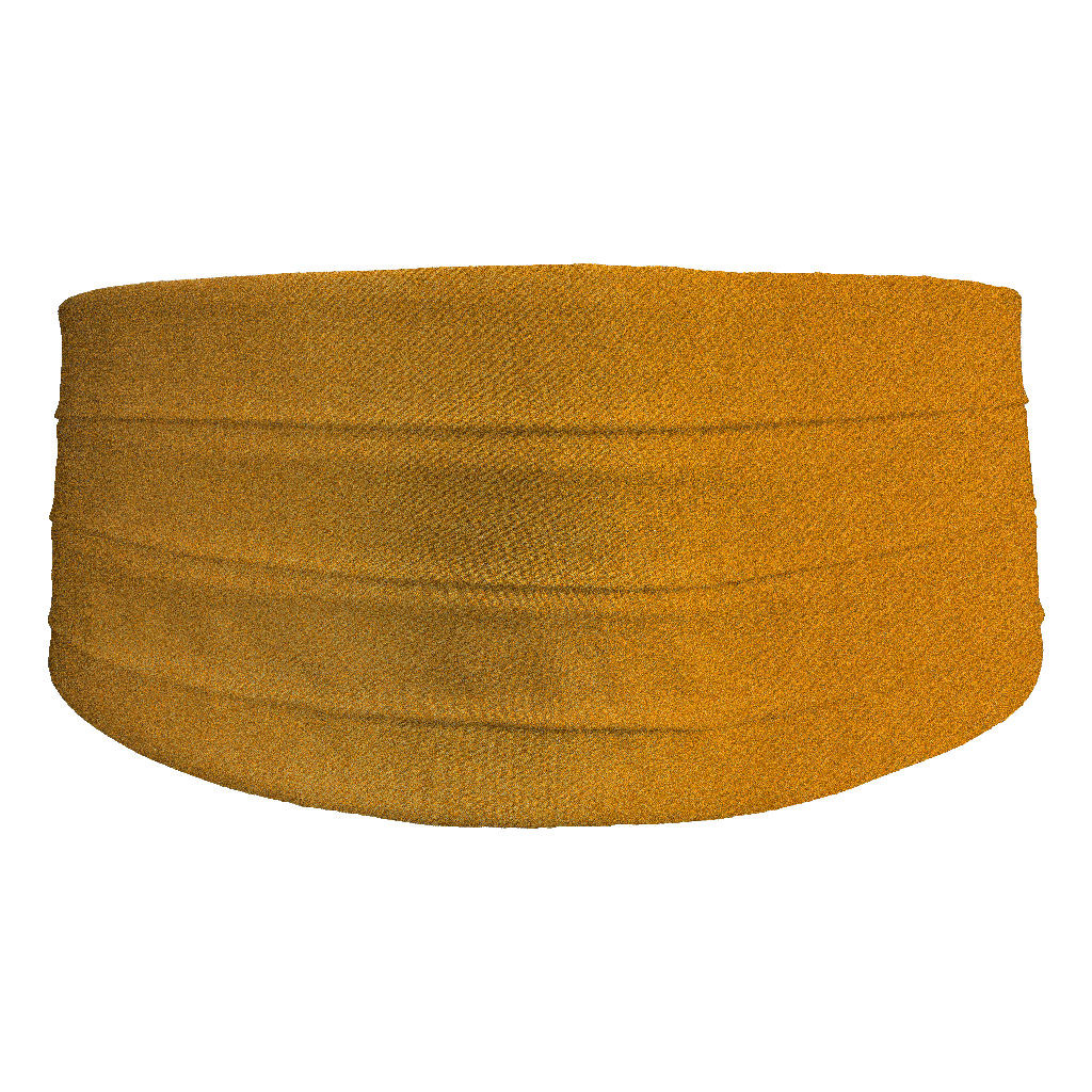 [CB-S-04-0425] Kummerbund aus Seide, Stoff: einfarbig goldgelb (0425) (48)