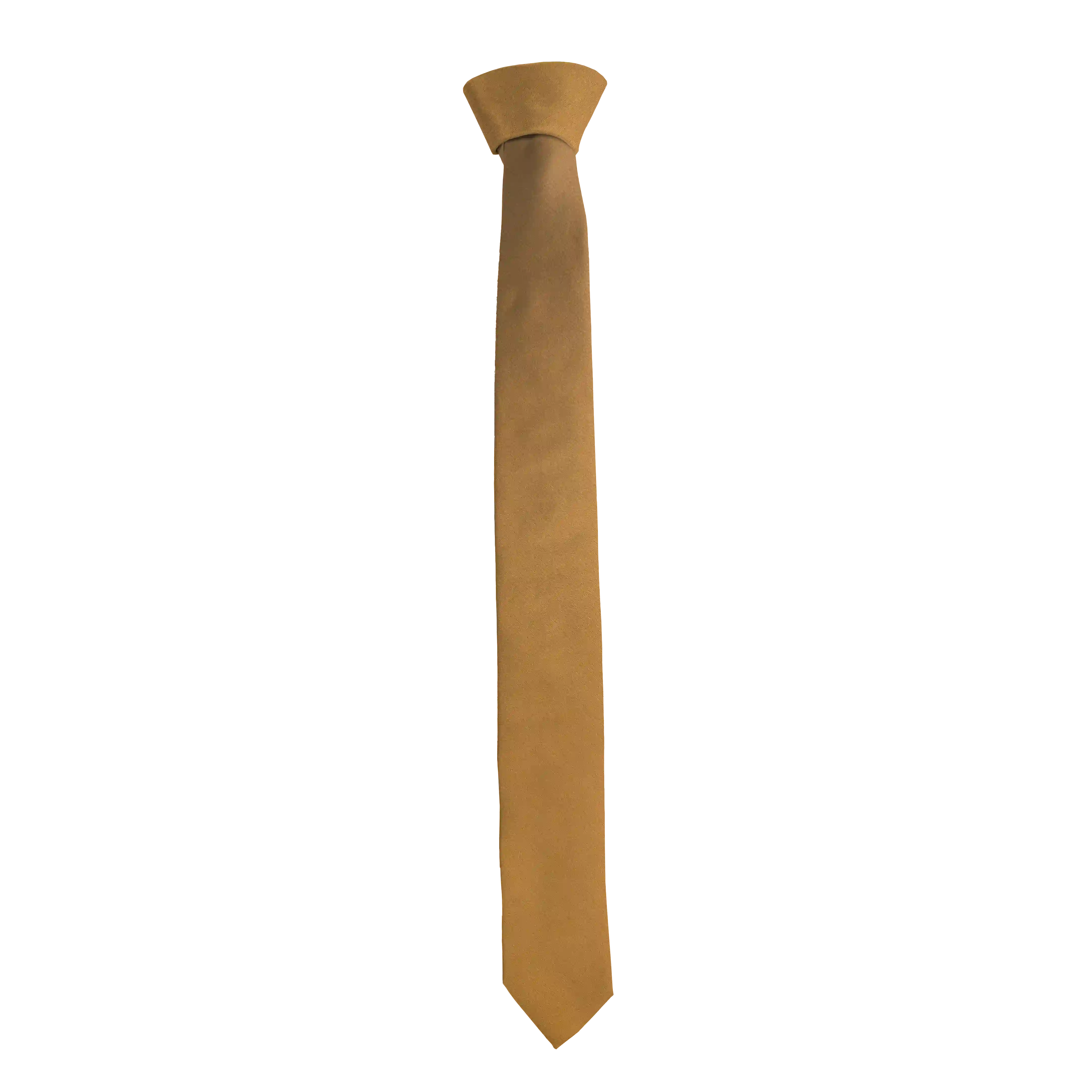 Krawatte aus Seide, Breite: 55 mm, Stoff: einfarbig ocker (0426)