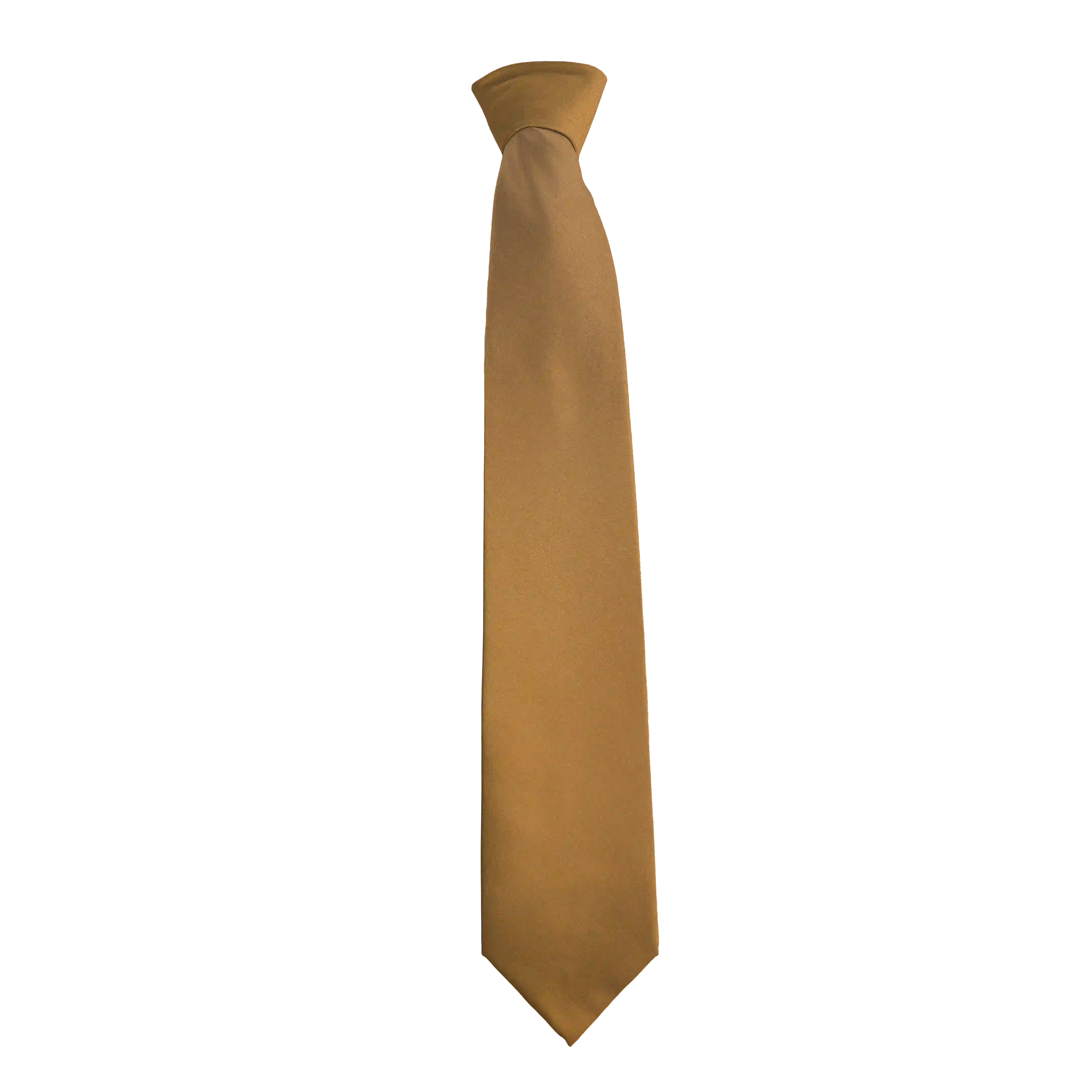 [T-85-M-04-0426] tie from silk, width: 85 mm, fabric: unicoloured ochre (0426) (standard length (59 inch))