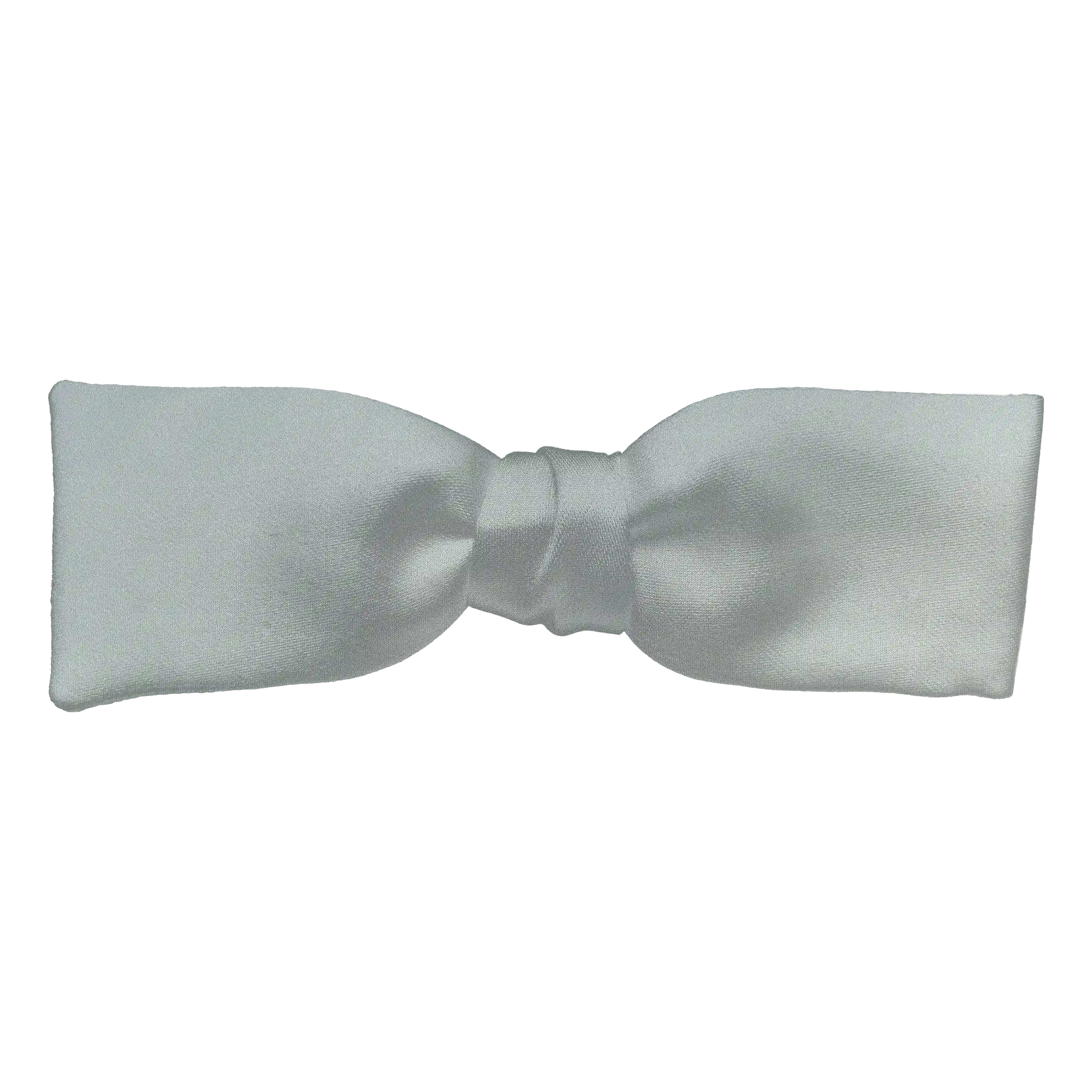 [BT-S-35-E-04-0431] Schleife aus Seide, Form: gerade, Höhe: 35 mm, Stoff: einfarbig hellblau (0431) (EASY: vorgebunden mit verstellbarer Größe)