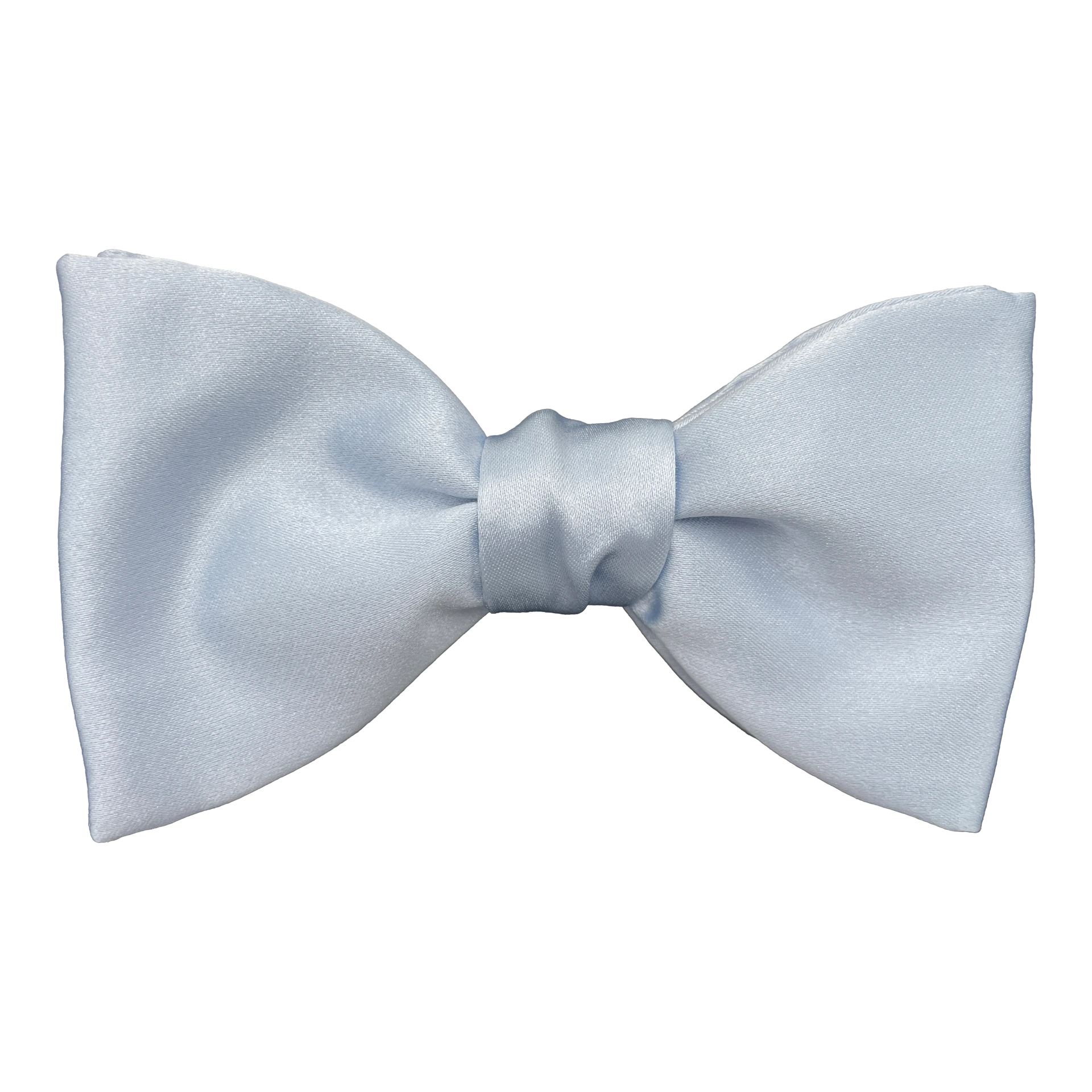 [BT-S-65-E-04-0431] Schleife aus Seide, Form: gerade, Höhe: 65, Stoff: einfarbig hellblau (0431) (EASY: vorgebunden mit verstellbarer Größe)