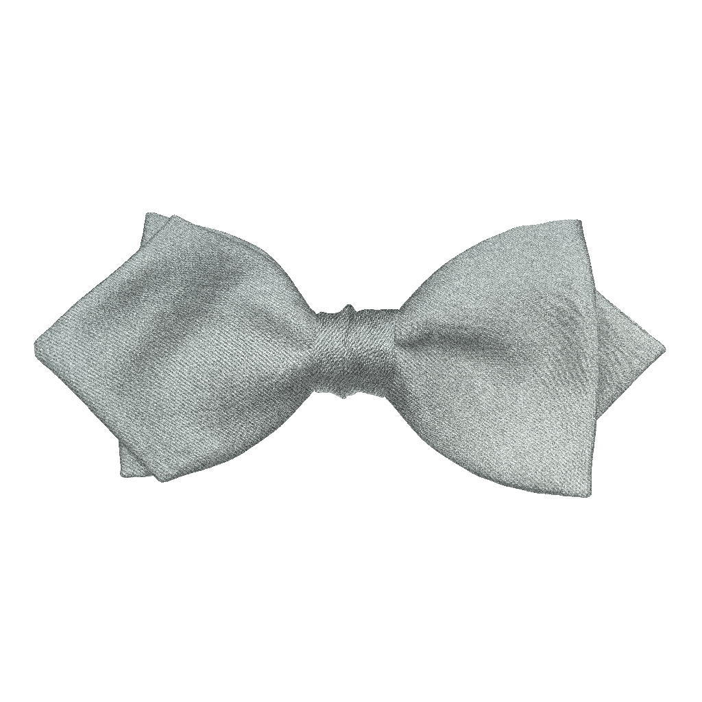 [BT-P-60-E-04-0431] Schleife aus Seide, Form: spitz, Höhe: 60, Stoff: einfarbig hellblau (0431) (EASY: vorgebunden mit verstellbarer Größe)