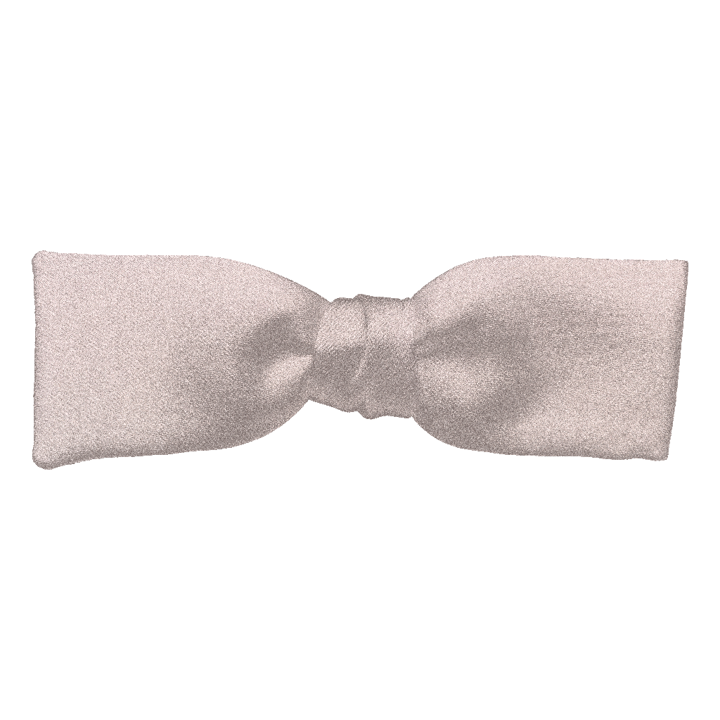 [BT-S-35-E-04-0440] Schleife aus Seide, Form: gerade, Höhe: 35, Stoff: einfarbig rosé (0440) (EASY: vorgebunden mit verstellbarer Größe)