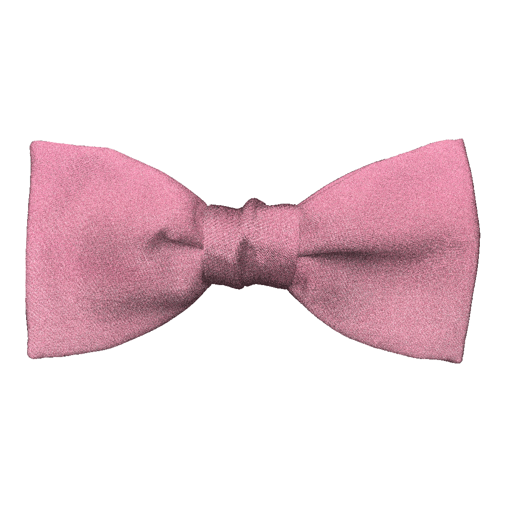 [BT-S-50-E-04-0442] Schleife aus Seide, Form: gerade, Höhe: 50, Stoff: einfarbig rosa (0442) (EASY: vorgebunden mit verstellbarer Größe)