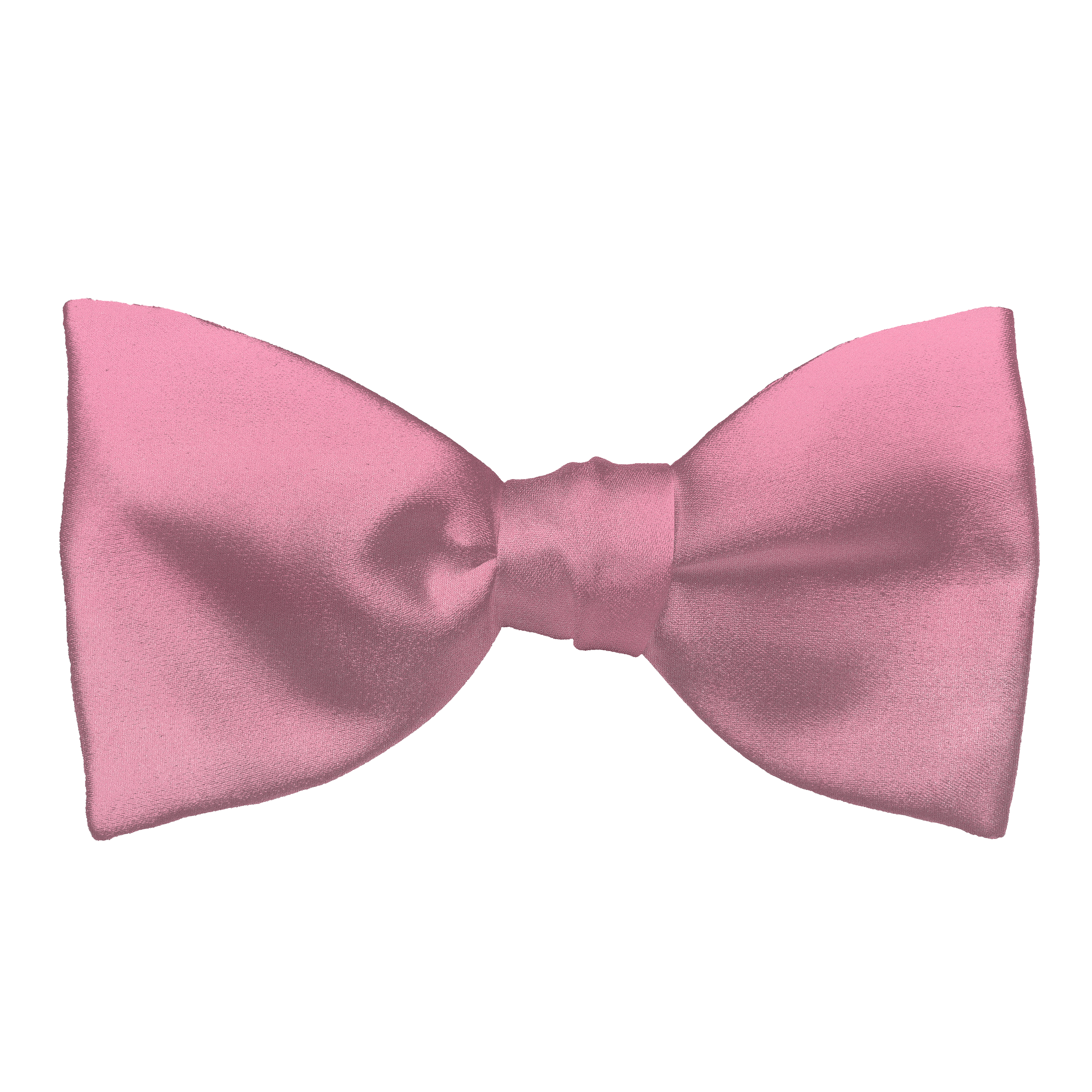 Schleife aus Seide, Form: gerade, Höhe: 65, Stoff: einfarbig rosa (0442)
