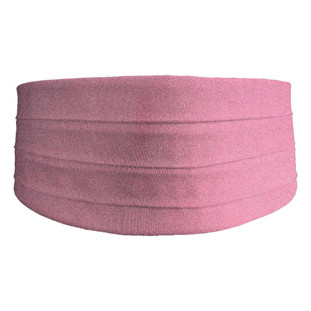 [CB-S-04-0442] Kummerbund aus Seide, Stoff: einfarbig rosa (0442) (48)