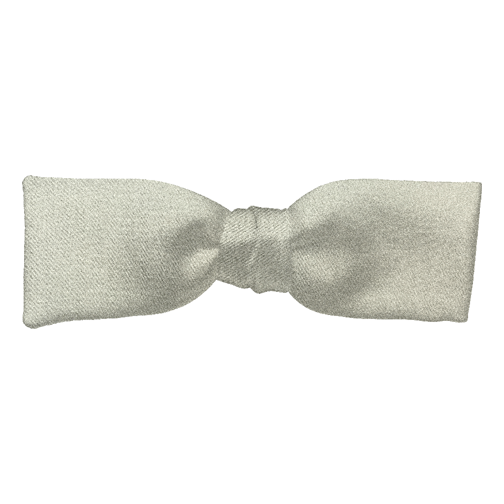 [BT-S-35-E-04-0461] Schleife aus Seide, Form: gerade, Höhe: 35, Stoff: einfarbig pastelgrün (0461) (EASY: vorgebunden mit verstellbarer Größe)