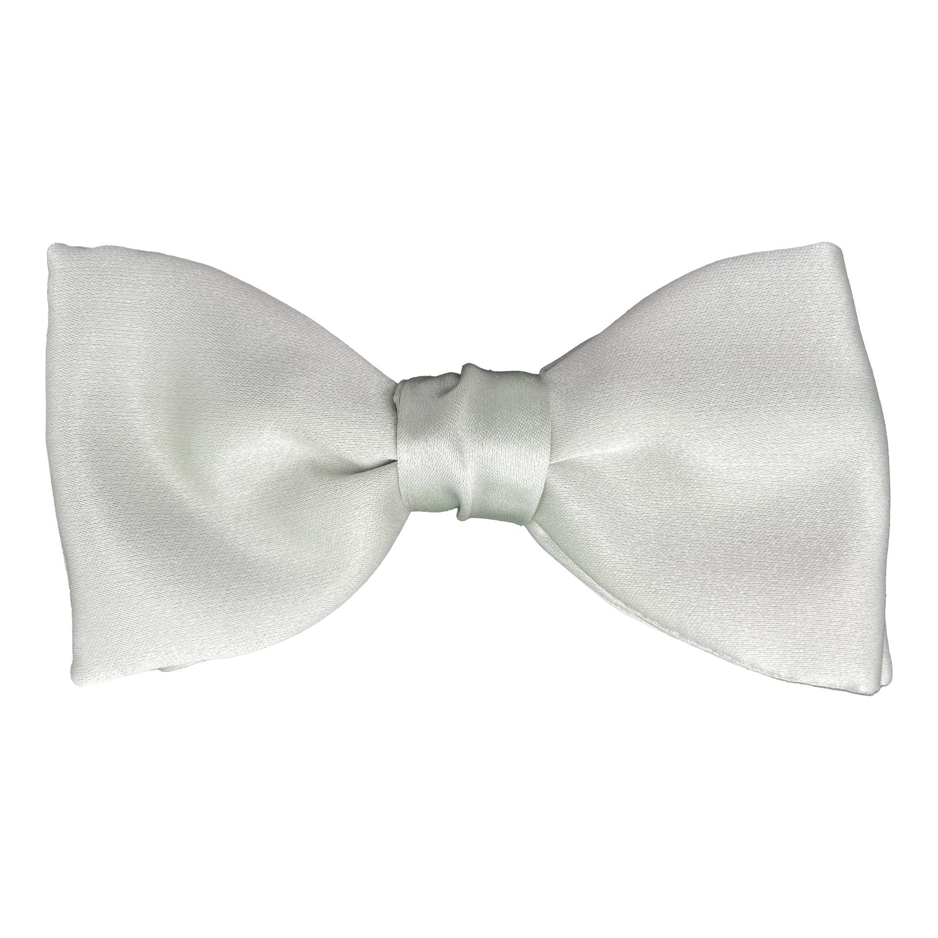 [BT-S-65-E-04-0461] Schleife aus Seide, Form: gerade, Höhe: 65, Stoff: einfarbig pastelgrün (0461) (EASY: vorgebunden mit verstellbarer Größe)