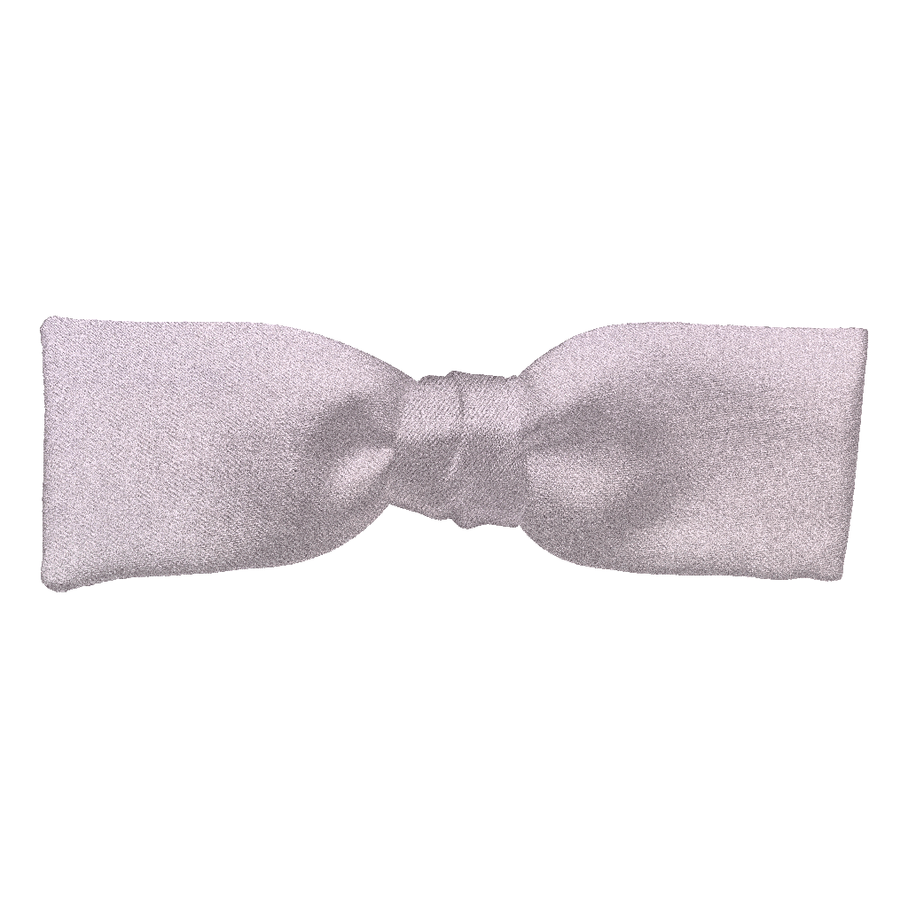 [BT-S-35-E-04-0471] Schleife aus Seide, Form: gerade, Höhe: 35, Stoff: einfarbig pastellfliederfarben (0471) (EASY: vorgebunden mit verstellbarer Größe)